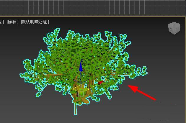 3dsMax怎么修剪植物模型? 3dMax植物模型的修剪方法