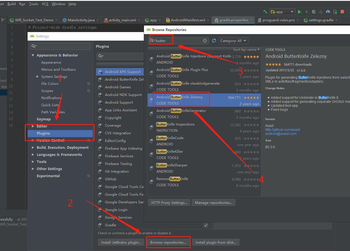 androidx 使用 Butter Knife