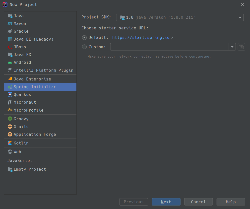 IDEA配置springboot