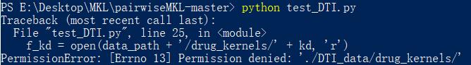 Python中Permission denied的解决方案
