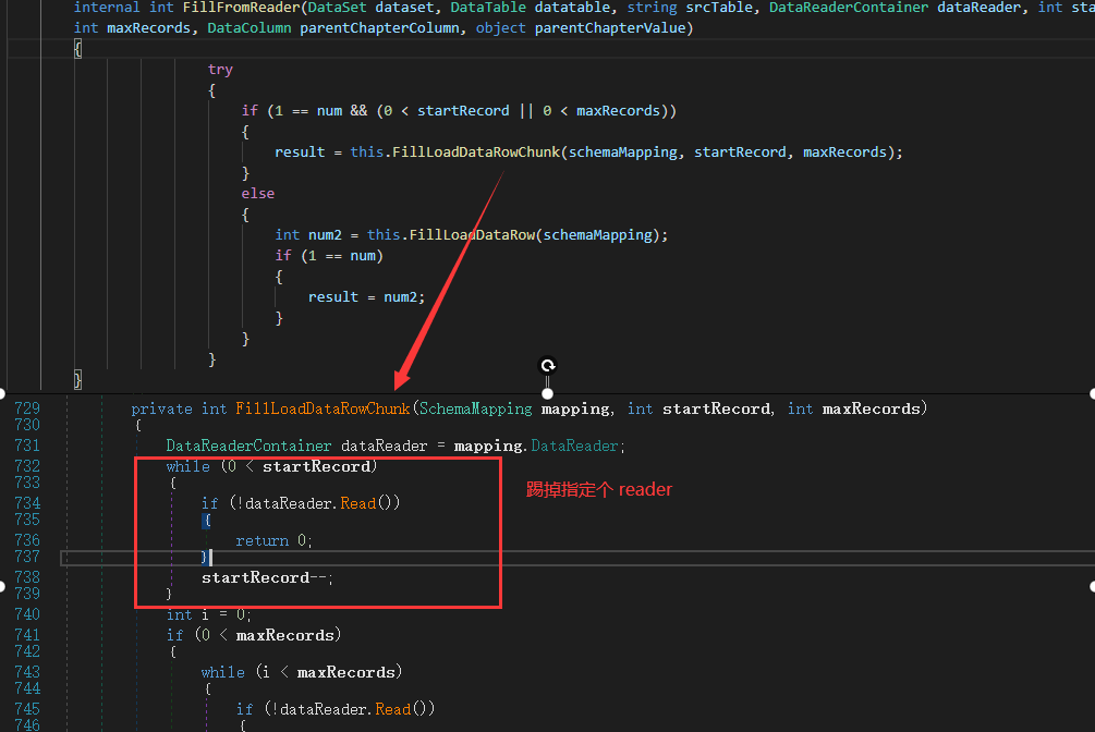 c# SqlDataAdapter中的Fill是怎么实现的