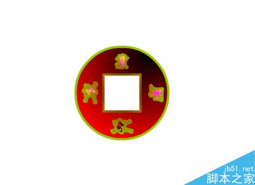 FLASH利用补间动画绘制财源滚滚