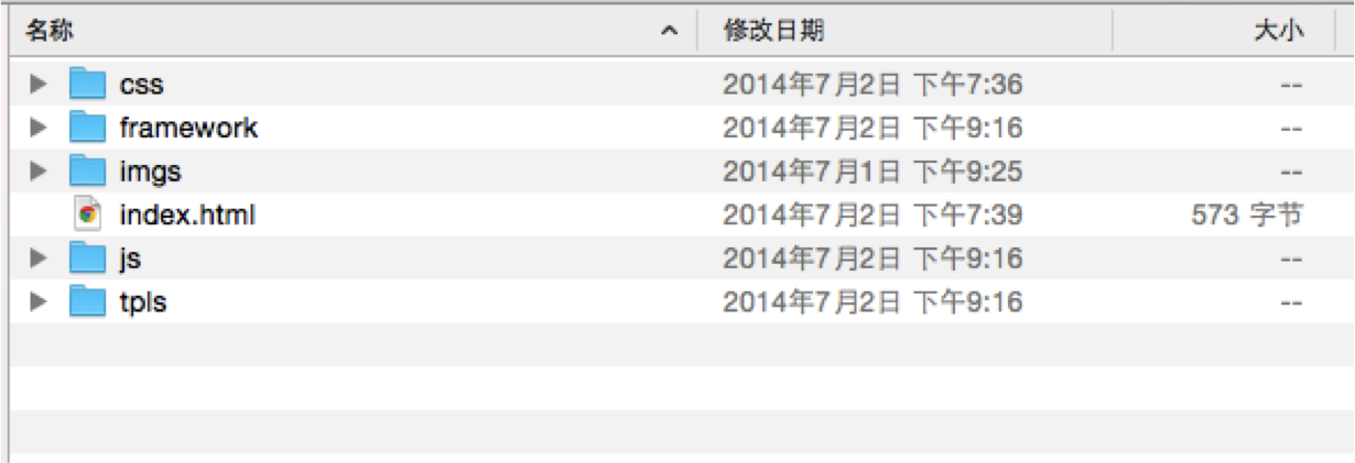 angularjs学习笔记之完整的项目结构