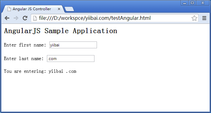 简述AngularJS的控制器的使用