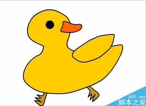 flash制作一只可爱的卡通小黄鸭