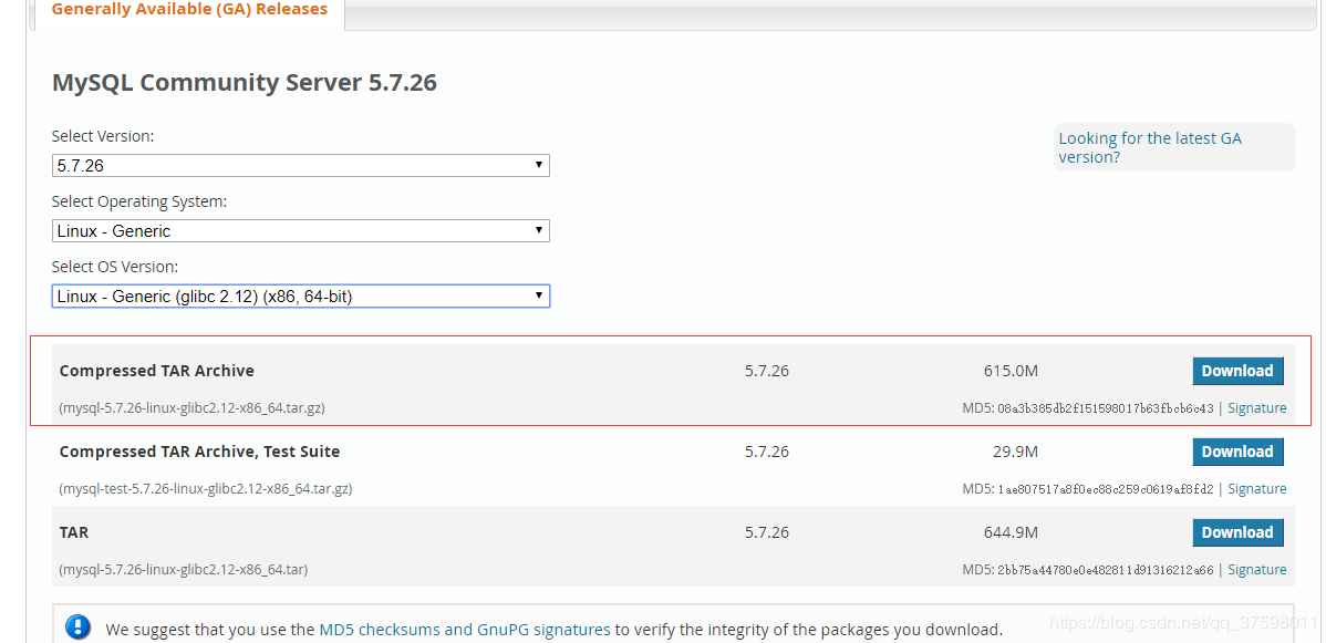 Linux安装MySQL5.7「转」
