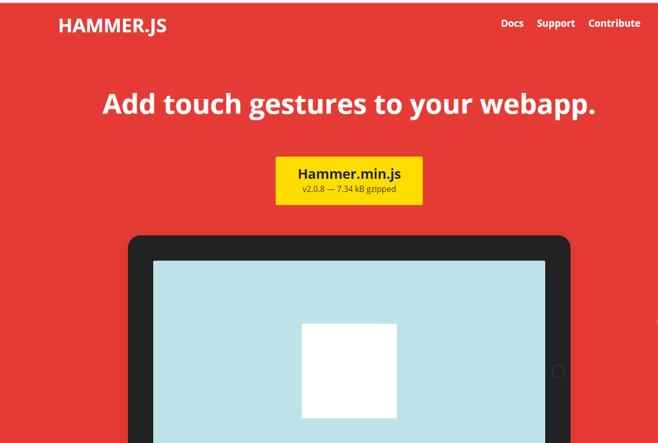 移动端事件(其他触摸事件)hammer.js