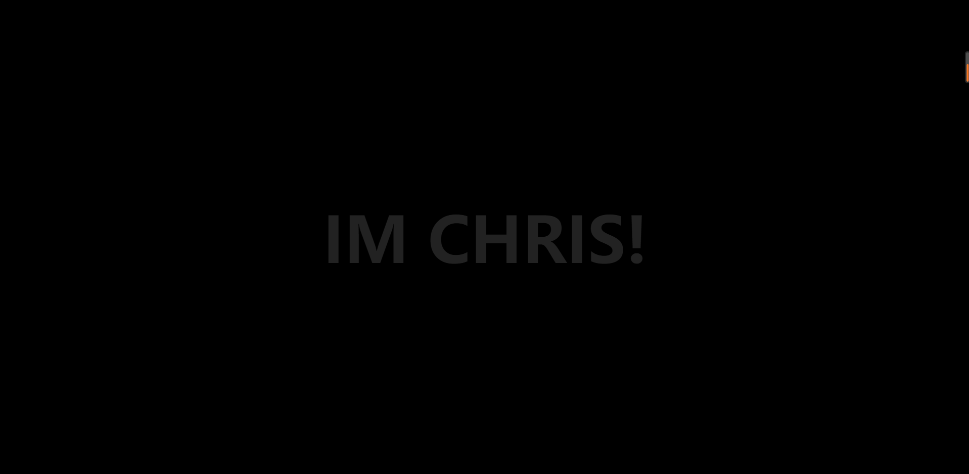 简单的个人介绍网页-开场特效(HTML+CSS)【附代码】