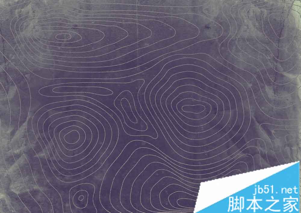 在Illustrator中利用混合工具创建一个等高线地图的效果