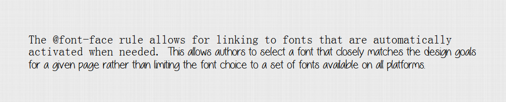 使用CSS3的font-face字体嵌入样式的方法讲解