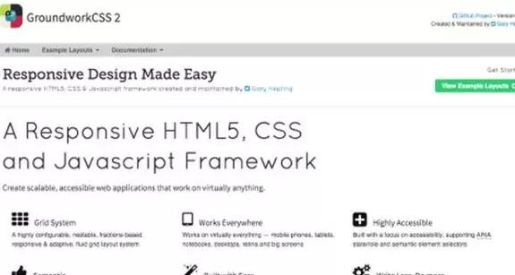推荐10个HTML5响应式框架