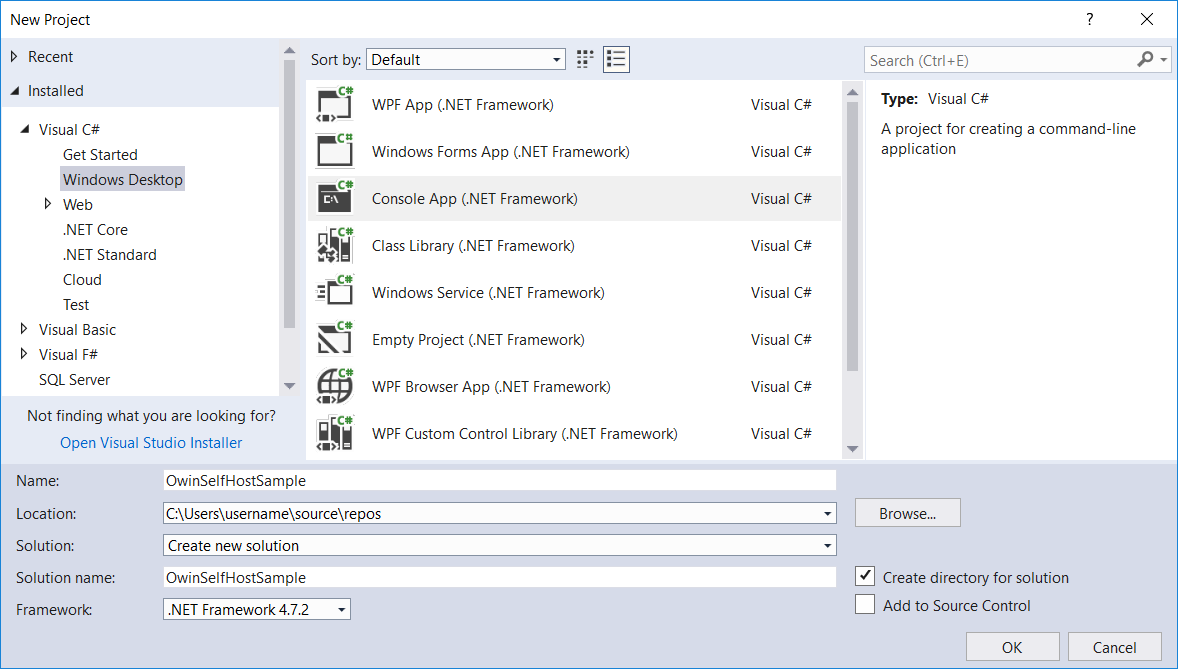 使用OWIN自托管开发ASP.NET Web API的系列