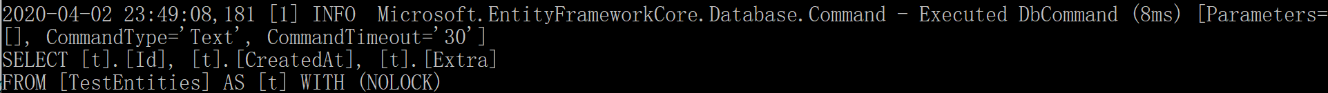 给 EF Core 查询增加 With NoLock