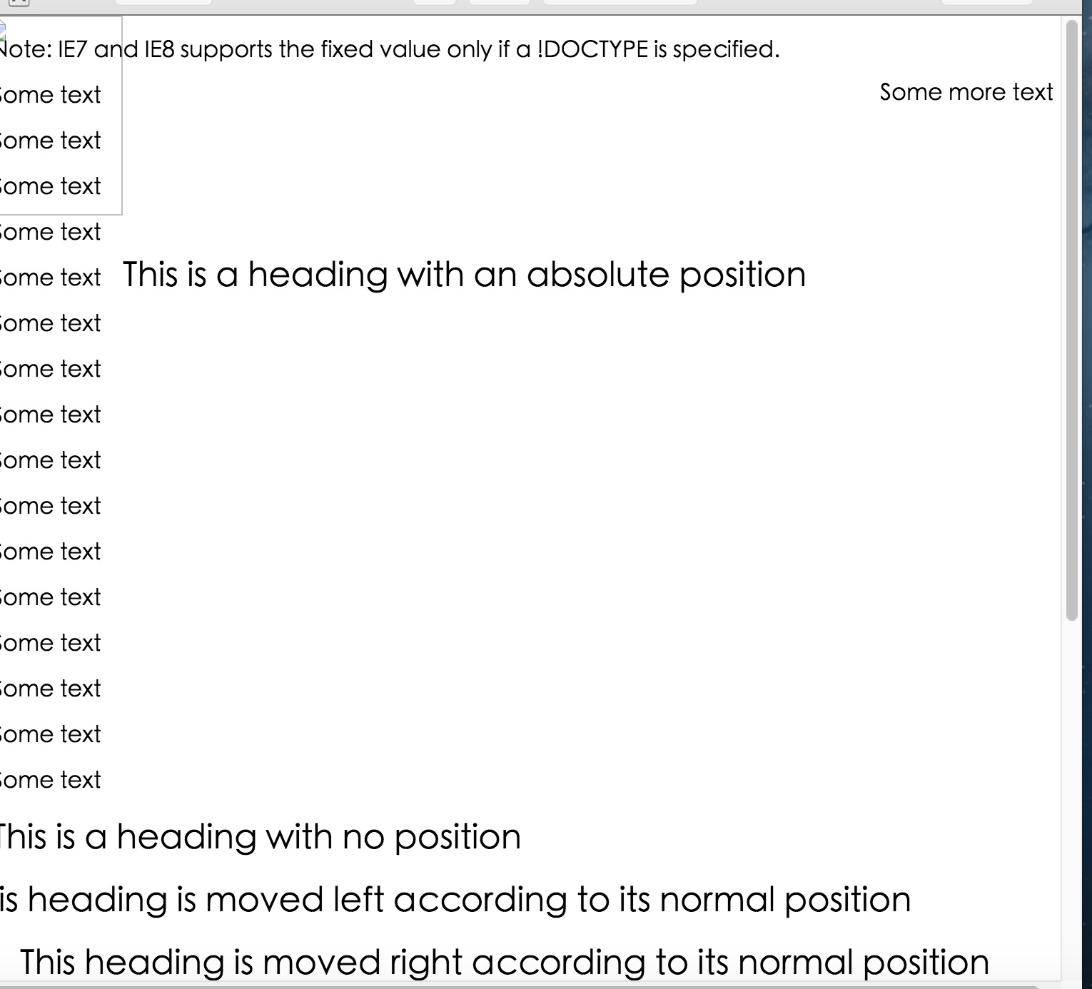 【代码笔记】Web-CSS-CSS Positioning