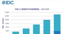 IDC:到2025年 中国AI软件市场公有云服务占比将达36.1%