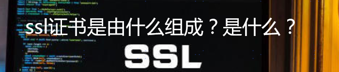 ssl证书是由什么组成?ssl证书是什么?