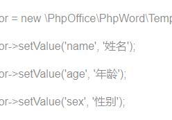 npoi word 模板 替换
