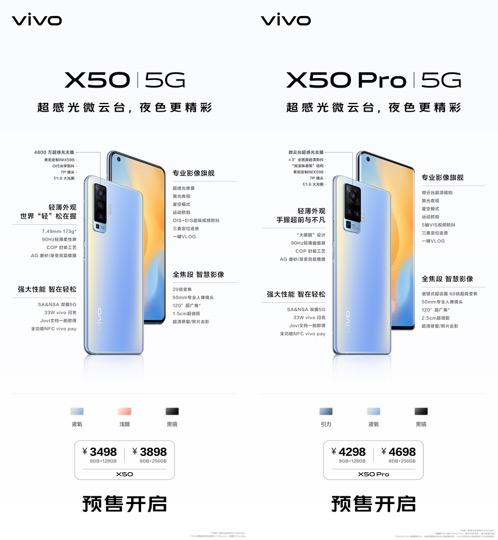 真机实拍美图曝光vivox50系列颜值超高