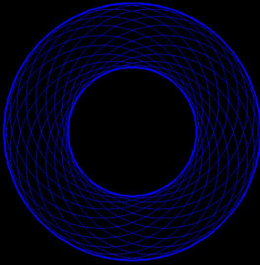 cad怎么绘制魔幻双环图形cad双环图的画法