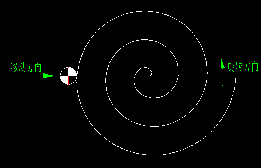 以arduino编写伺服插补控制及c上位机的阿基米德螺旋线检测