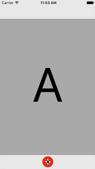 ①效果图展示:(一)连续两次模态model视图之后,然后返回首页(a -> b