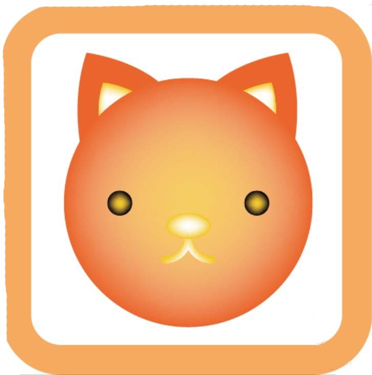 ai怎么设计可爱的小熊动物头像