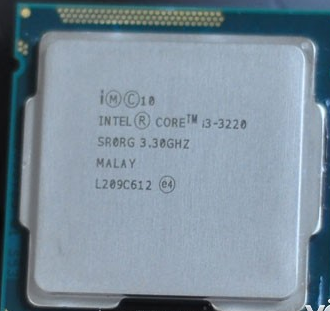 查看硬件intel cpu如图 intel core系列i3-3220cpus-spec编码为sr0rg