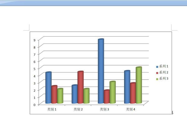 word怎么画柱状图?